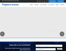 Tablet Screenshot of habitatdetroit.org
